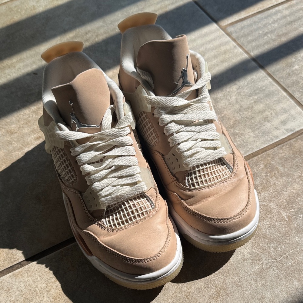 Air Jordan 4 Retro High Top Rose Gold Shimmer